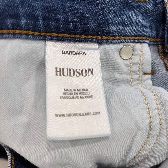 Hudson Barbara Jeans Bootcut Dancing Days Denim Women's 29 Raw Hem High Rise - Picture 7 of 9